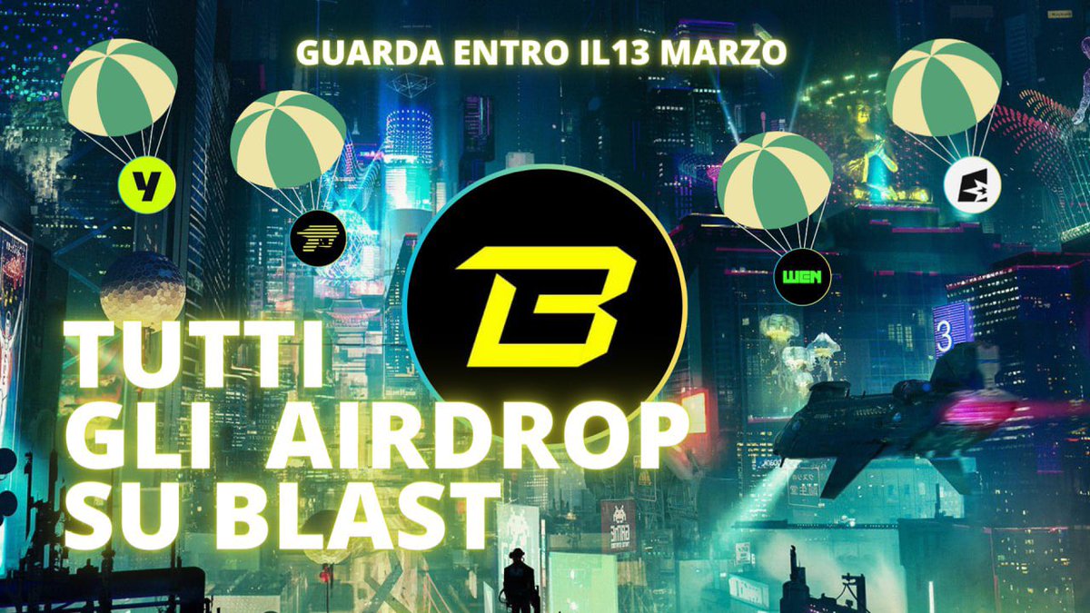CryptoDomeIta's tweet photo. 🪂 Non PERDERE questi AIRDROP su BLAST | Preparati ENTRO il 13 Marzo ⏰

#Blast, il nuovo #L2 con native yield è un' ecosistema ricco di opportunità! Scopriamo in questo video tutti i dettagli + i 6 #airdrop migliori da farmare 🔥

🖥 GUARDA IL VIDEO
👉 https://t.co/ykaOUidnNe https://t.co/dRiaw7edqC