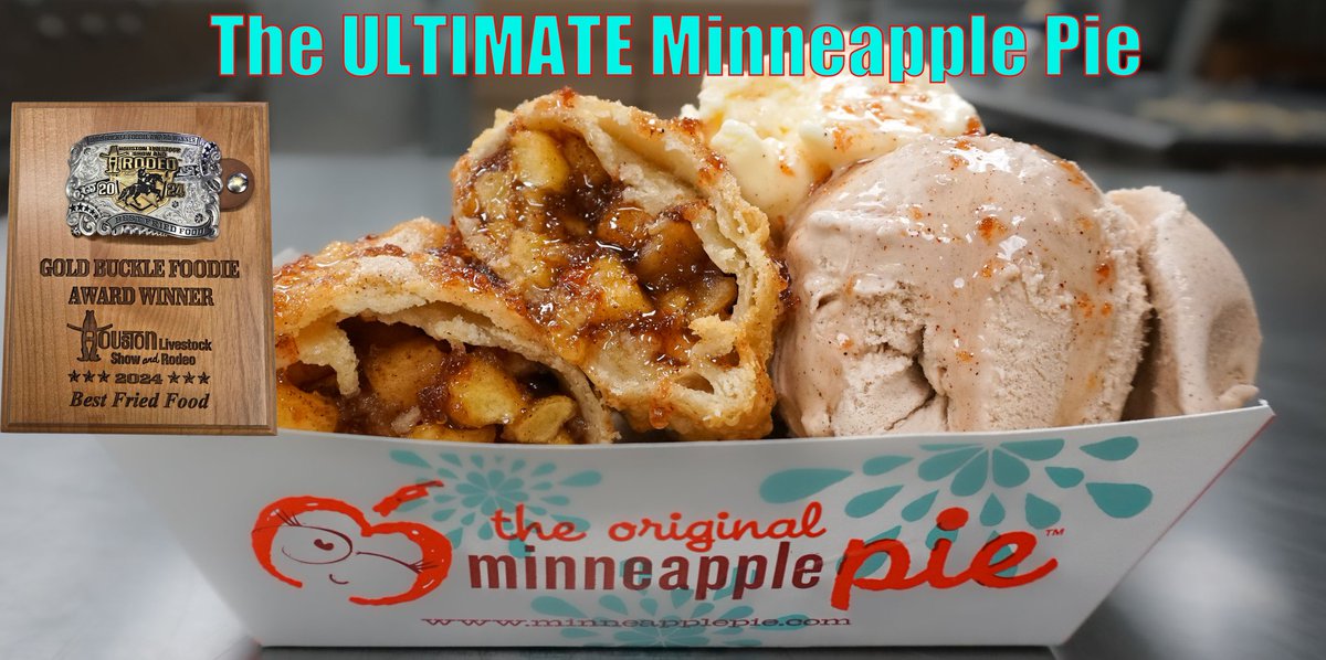 Beautiful day <a href="/rodeohouston/">RODEOHOUSTON</a> for a fresh and warm award winning pie!! Come and see why we have 5 Golden Buckles since 2018!! We couldn't do this without ya'all 🤠
#goldenbuckle #foodies #fresh #apples