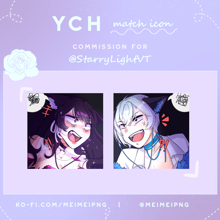 meimeipng's tweet photo. .˚✧ ₊💕 YCH match icon for: @StarryLightVT ✧.°
━━━━━━━✧♡✧━━━━━━━
#StarWork #YCH #matchicon https://t.co/fZ7ChtFYT1