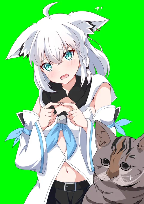 反省するフブちゃ #絵フブキ 