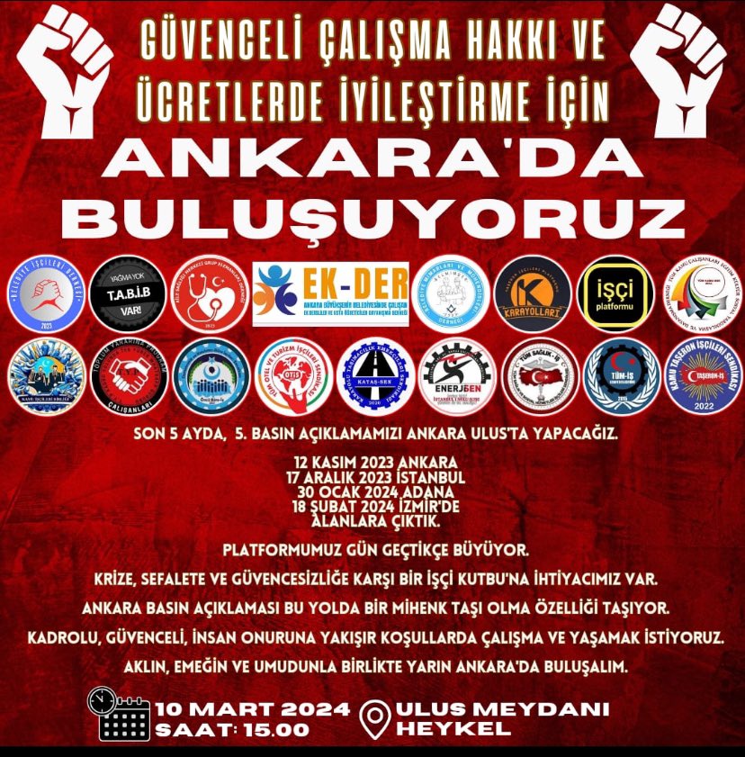 TaluBaki's tweet photo. Başkentte bayram var               Yarınişçi Ankarada https://t.co/SxLDcC8xU8