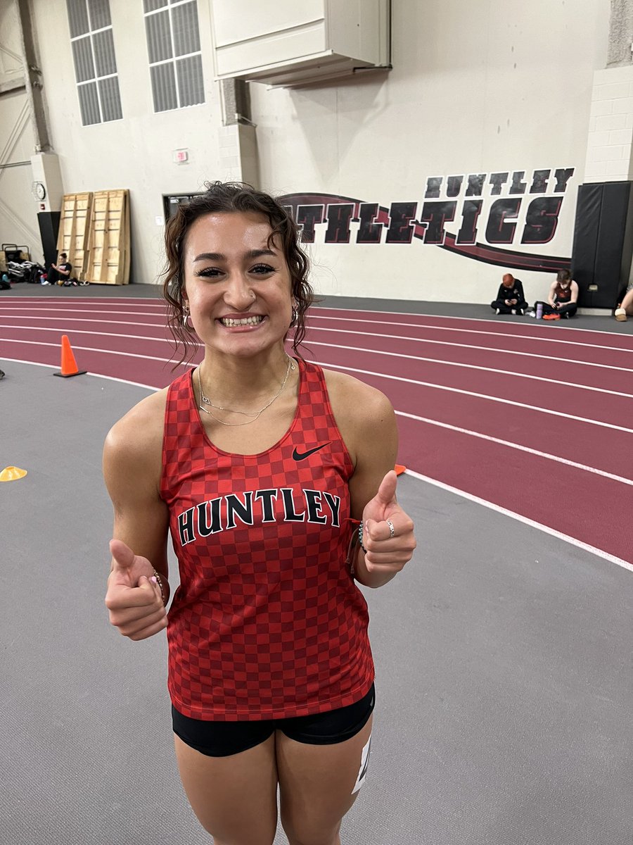 THIS….. This is what a NEW SCHOOL RECORD in the 60 HURDLES looks like!!! 8.85