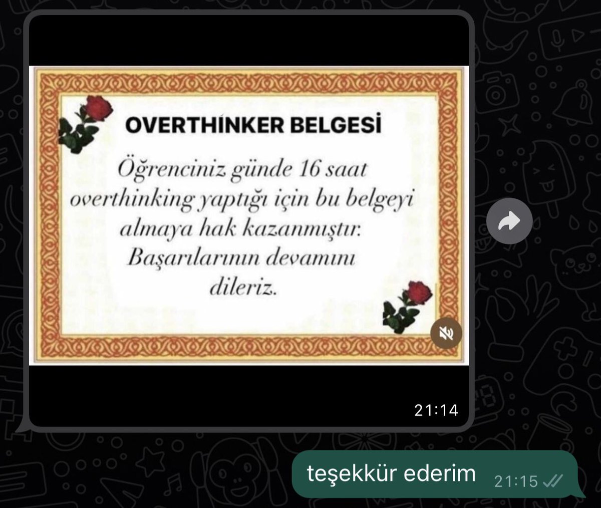 111sjsjsj's tweet photo. arkadaşımla yaptığım overthink sonucu bu belgeyi almaya hak kazandım https://t.co/jJMwoVjbxb