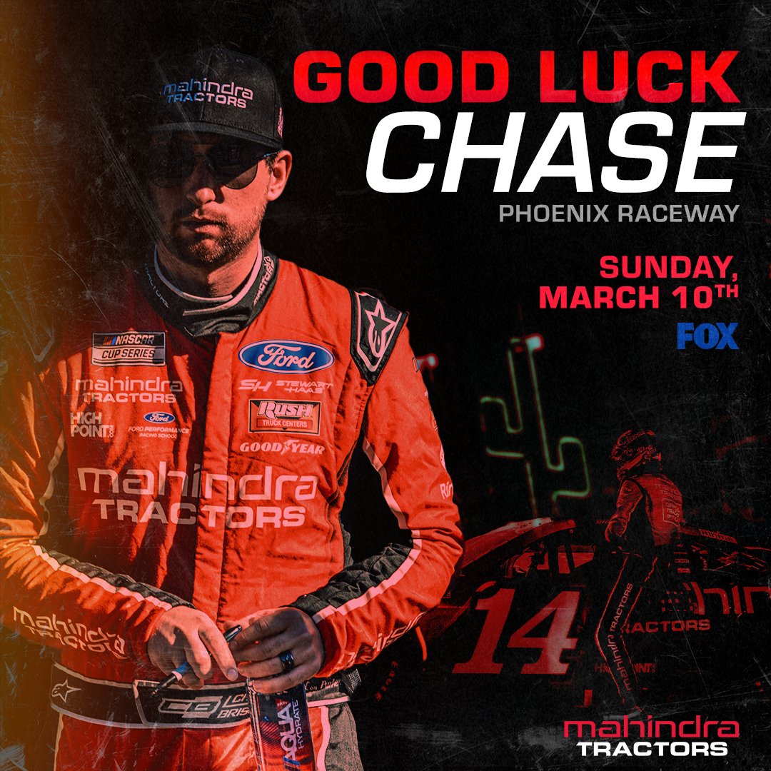 Returning to the site of win #️⃣1️⃣ Ready to recapture some magic in Phoenix this weekend with some signature @ChaseBriscoe_14 tough racing 🏁🌵