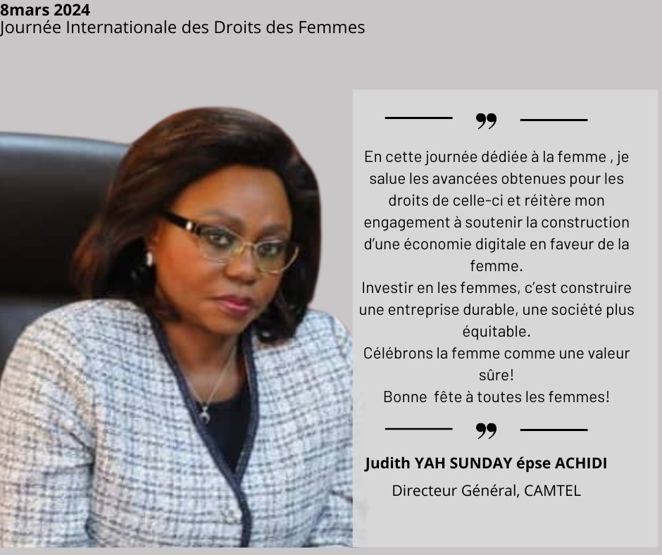 Message à toutes les femmes!
#JIF2024