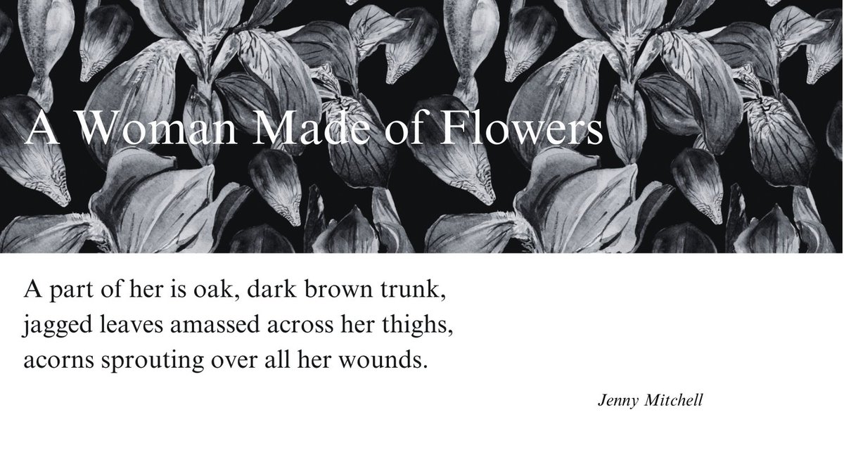 Two women are murdered by their partners or former partners every week. A heartbreaking and beautiful poem by <a href="/JennyMitchellGo/">Jenny Mitchell</a> in our first edition. Read it here: blackirispoetry.com/a-woman-made-o… #poetrytwitter