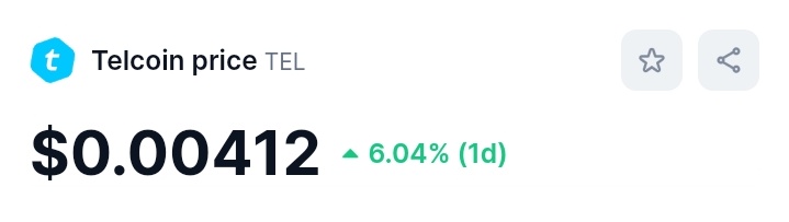 HoDl_Model's tweet photo. On the weekly #Telcoin is up +107% and on the monthly it's up +209% 🚀 I told y'all in October to stack your $TEL bags, bc I KNEW ANOTHER BULL RUN WAS COMING! THIS IS THE BEGINNING. WE ARE EARLY! FINANCIAL FREEDOM IS COMING OUR WAY #TELFAM 💯🙌👏💰 #TELQUEEN IS TRYNA TELL Y'ALL! https://t.co/YCa2FJ77Vl
