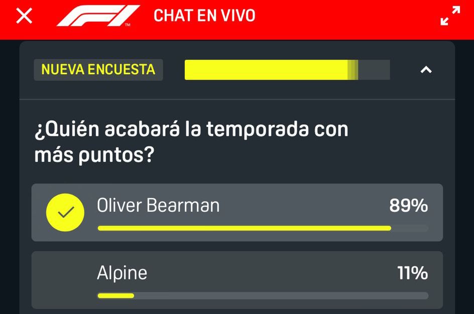 SpeedwearF1's tweet photo. Lo de la encuesta de DAZN🤣

Orgulloso de vosotros https://t.co/8zD6vnNykY