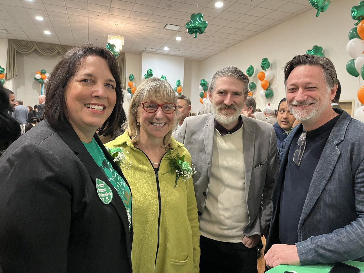 From DunKings to Ken-ergy at the Mojo Dojo Casa – a fun and funny kickoff to the St. Patrick’s Day joke season with @SalDiDomenico & so many friends in Charlestown.