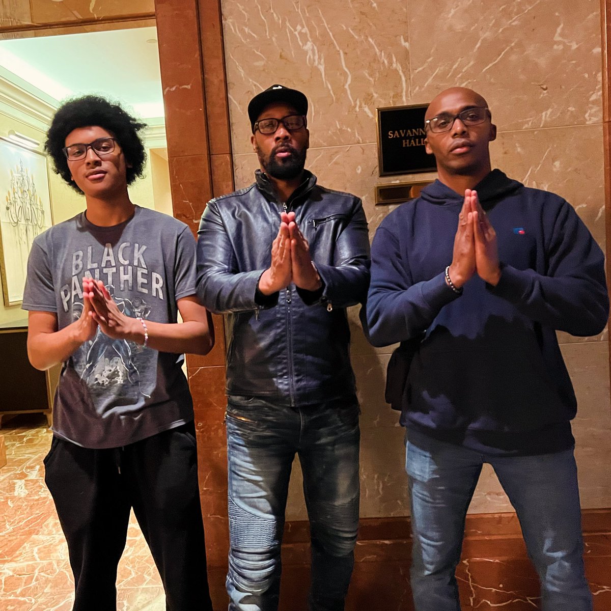 Great conversation with the The Abbot @rza #ryutoshi #wutang #knowledge 🙏🏾