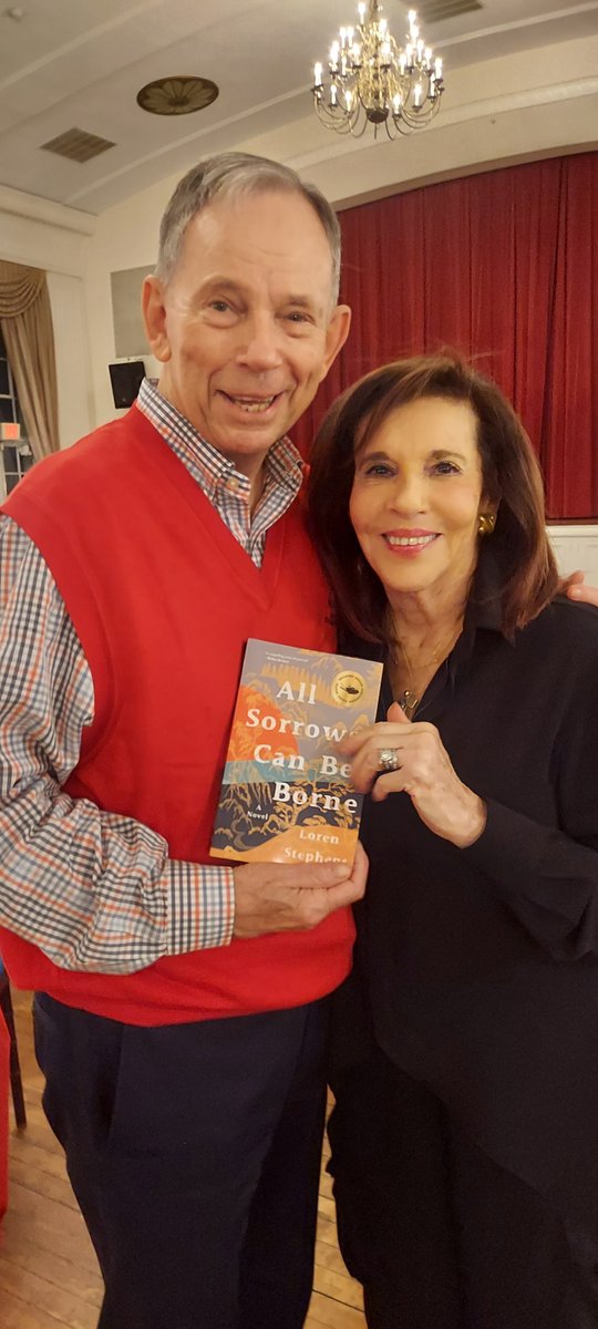 LorenStephensWW's tweet photo. I was on a panel the other night about the Power of the Written Word at the Bronxville Women’s Club.  And what a surprise – my classmate, Gene Westmoreland, from Harrison High School was there.  His wife Mary is the president of the Club.  We had a wonderful time. https://t.co/rVX6U1I5Wy
