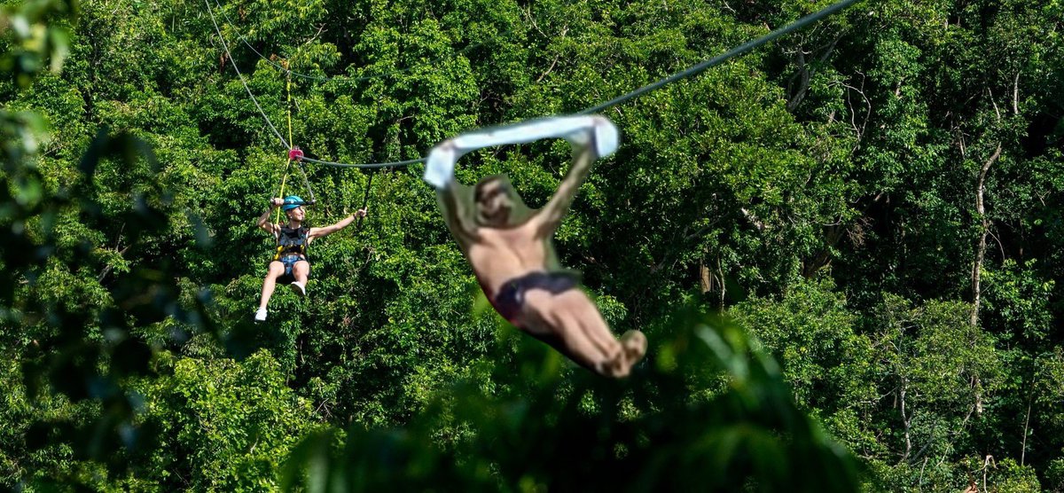 BREAKING: Triston Casas enjoying his time in the DR by zip lining in the jungle! What will the boomers think of this??