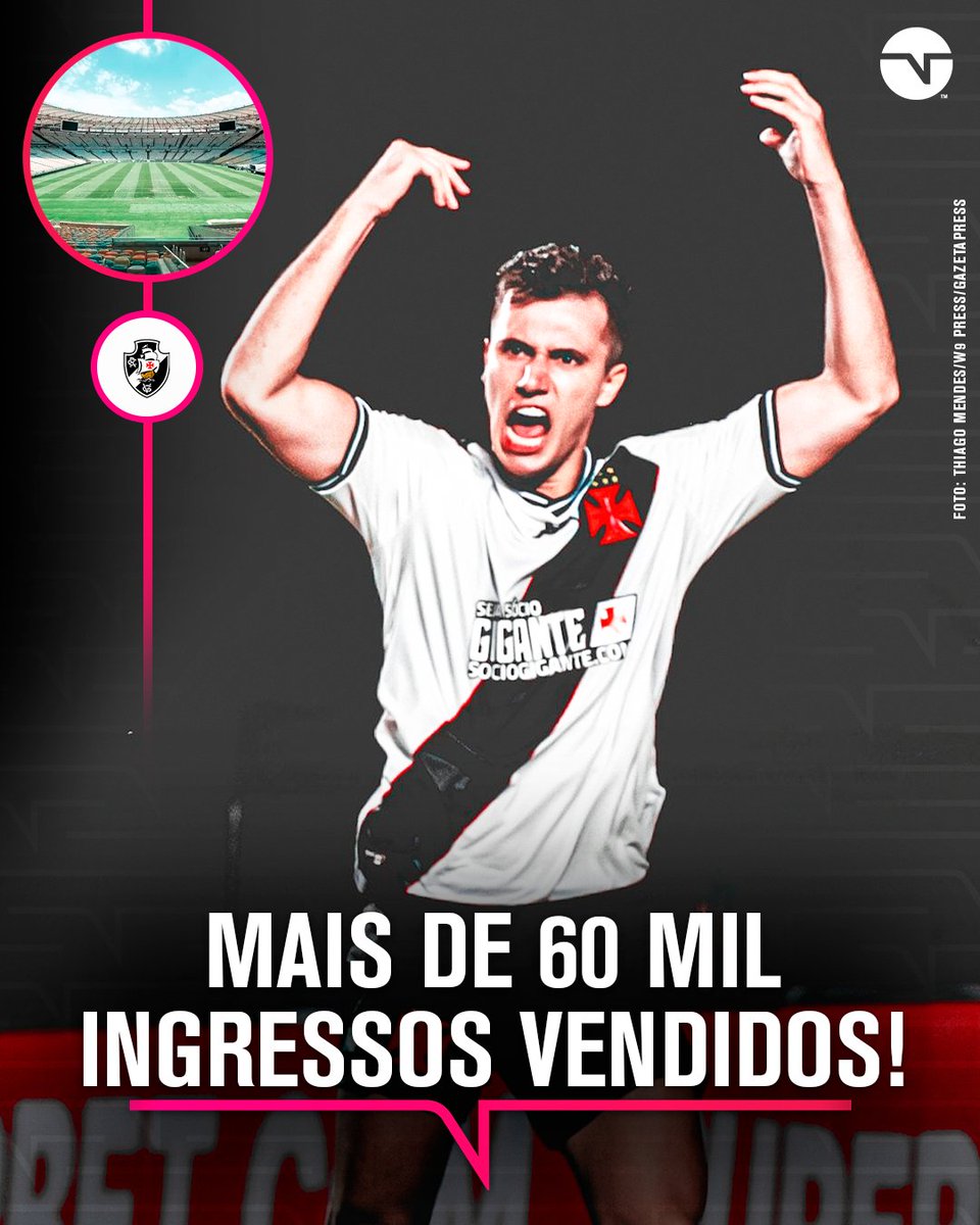 RECORDE À VISTA? 👀💢 O Vasco divulgou que mais de 60 mil ingressos foram vendidos para a semifinal do #Cariocão2024. Vai ser um dos maiores públicos do estádio no ano!