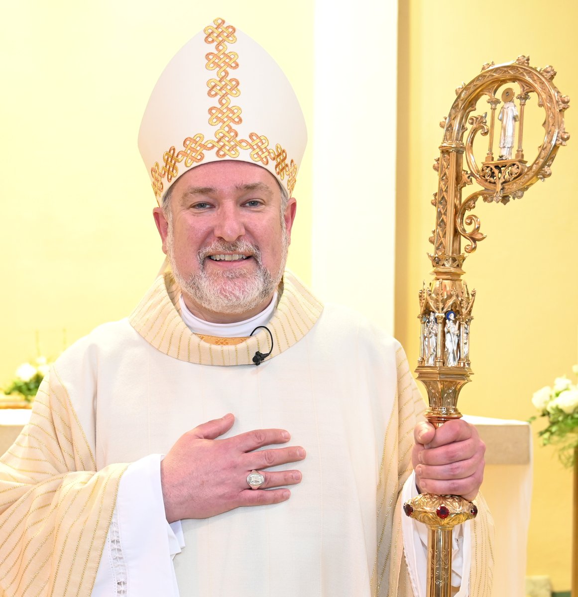 Ordination of Fr Francis Dougan as Bishop of Galloway, at St Peter in Chains, Ardrossan, Archbishop Leo Cushley with Archbishop William Nolan and Bishop Joseph Toal.  @Paulmcsherry2 <a href="/archedinburgh/">Archdiocese of St Andrews & Edinburgh</a> <a href="/ArchdiocGlasgow/">Archdiocese of Glasgow</a> <a href="/rcmotherwell/">Motherwell Diocese</a> <a href="/BishopsScotland/">BCoS</a> <a href="/priestsforscot/">Priests for Scotland</a> <a href="/GallowayYouthRC/">Galloway Youth RC</a>