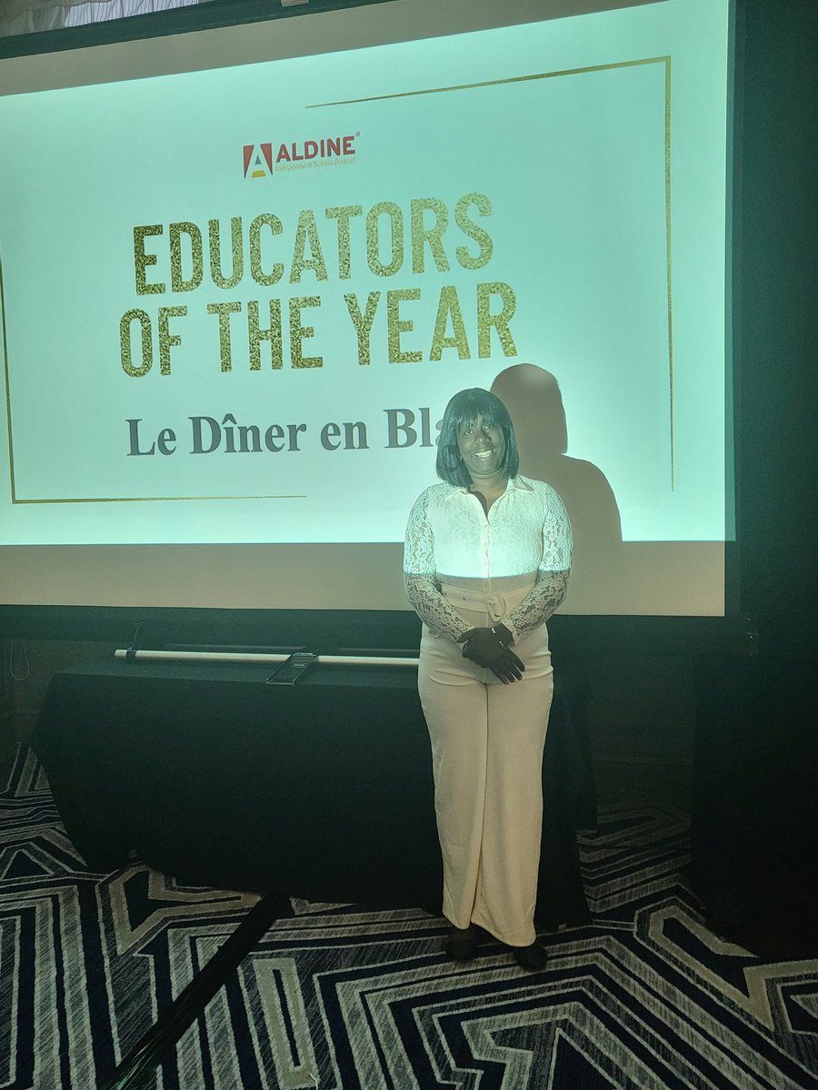 Excited to celebrate our Twacher of the Tear Finalist Sokhna Kabore at the Educator of the Year Breakfast. What a beautiful morning.@AldineISD @drgoffney @DrCrystalWatson @TeachLikeaCEO @phylacc