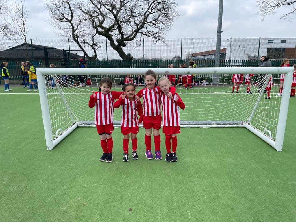 CeRainford's tweet photo. On Friday, our girl’s teams from Y1 to Y6 took part in the biggest ever girls football festival at Rainford High. They had a fantastic day!! 

Alice who was chosen out of ALL the participants by the coaches for being the girl showing superb sportsmanship! What a superstar! ⭐️⭐️⭐️ https://t.co/SBXLd7Dcde