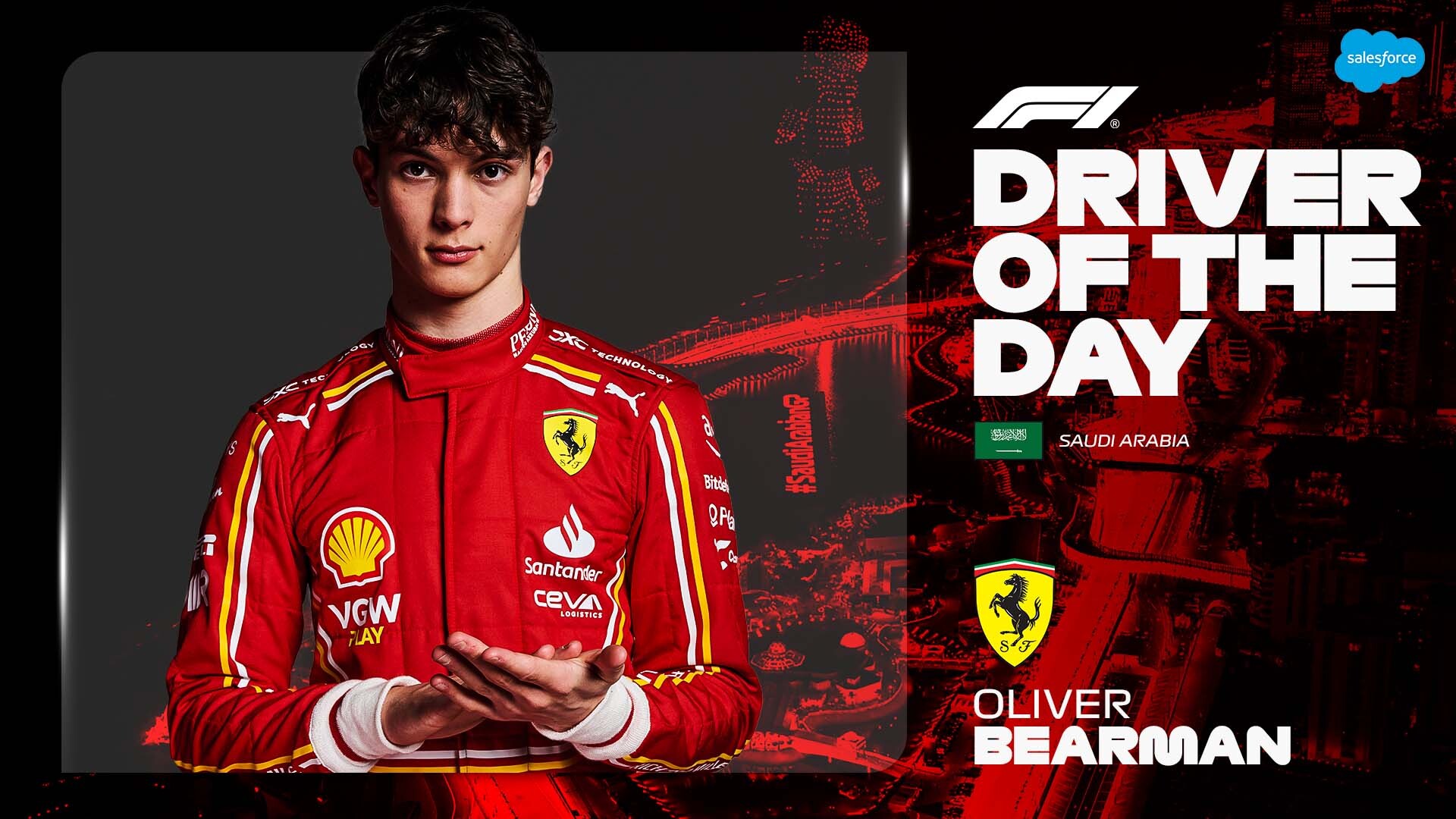Bearman shone bright on his short-notice F1 debut ferrari