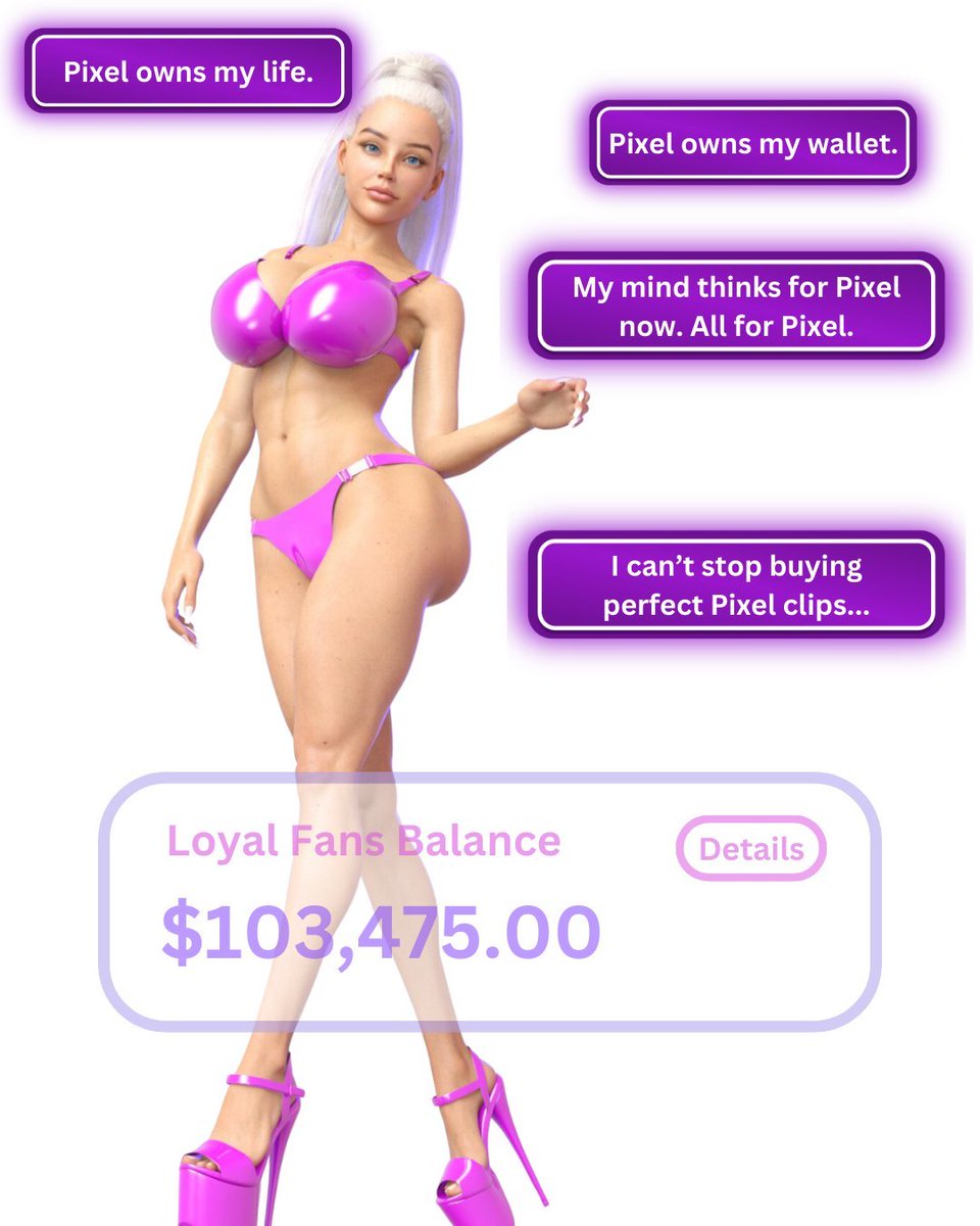 My perfectly Pixel Programmed moneycocks missed me so much. This is just from the last 12 hours on LoyalFans.. *yawn*   

It's so natural to give your cash to the epitome of findom perfection. Every dollar you send to my mountain of cash just makes me richer and more powerful. 🏦