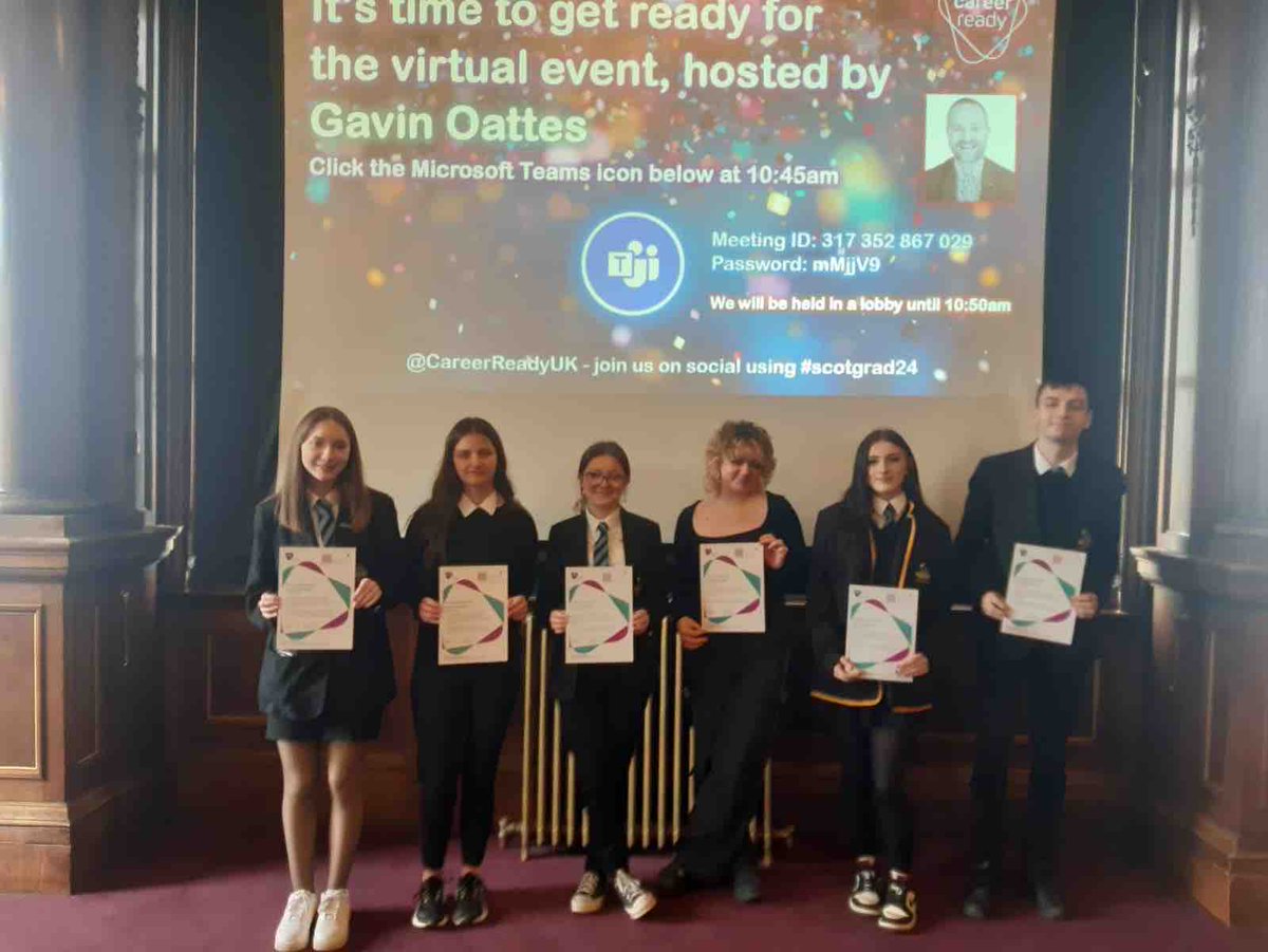 Spartans_CF's tweet photo. π Congratulations to Zak, Lucy and all of the @CCHSEdinburgh students who graduated from the @CareerReadyUK programme π π We have had the pleasure of supporting them on their journey & look forward to seeing their next steps π #scotgrad24 #dreambigdreamfierce @HTCraigroyston https://t.co/vNuCDW68MI