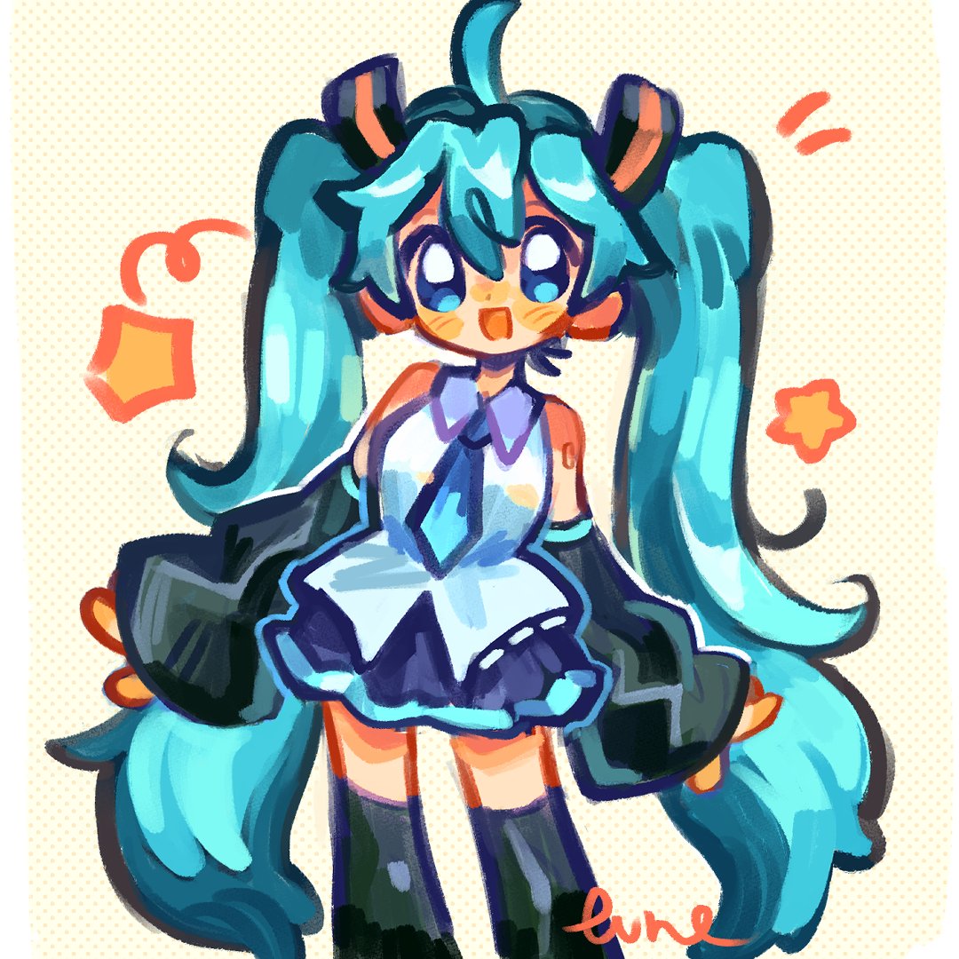 MDLune_'s tweet photo. Did a miku for miku day! https://t.co/tMIIGpN8rM