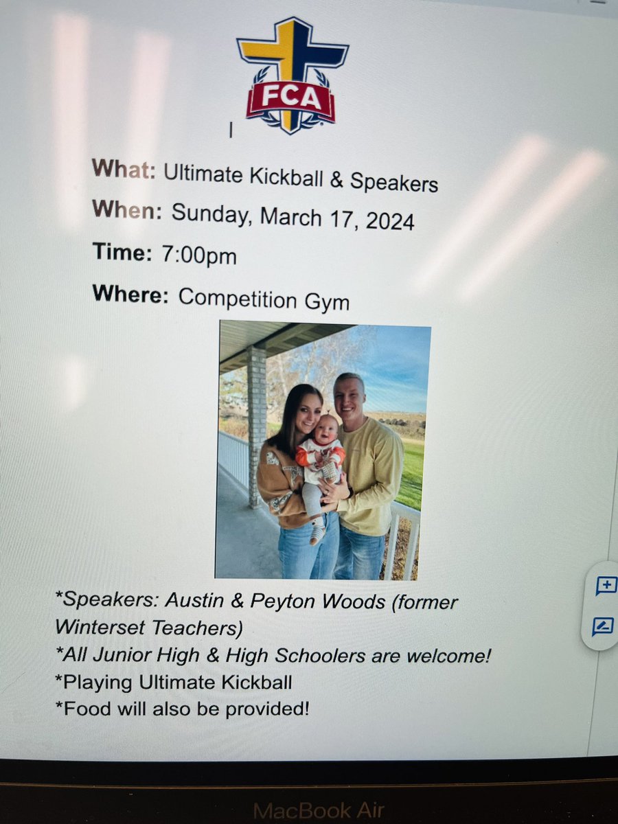 Hoping everyone has a great spring break! Below  is information on our March Event-Sunday, March 17! ⬇️