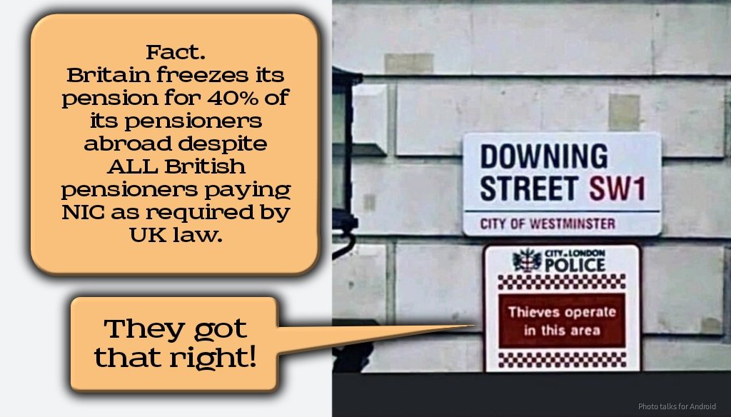 @DWPgovuk #PensionCredit ??? Credit for paid-for pensions would be good too, instead of the current theft that #50sWomen have to suffer, and the pension freeze that half a million British pensioners who're abroad are punished with.
Both groups have paid NIC as required.
#EndFrozenPensions