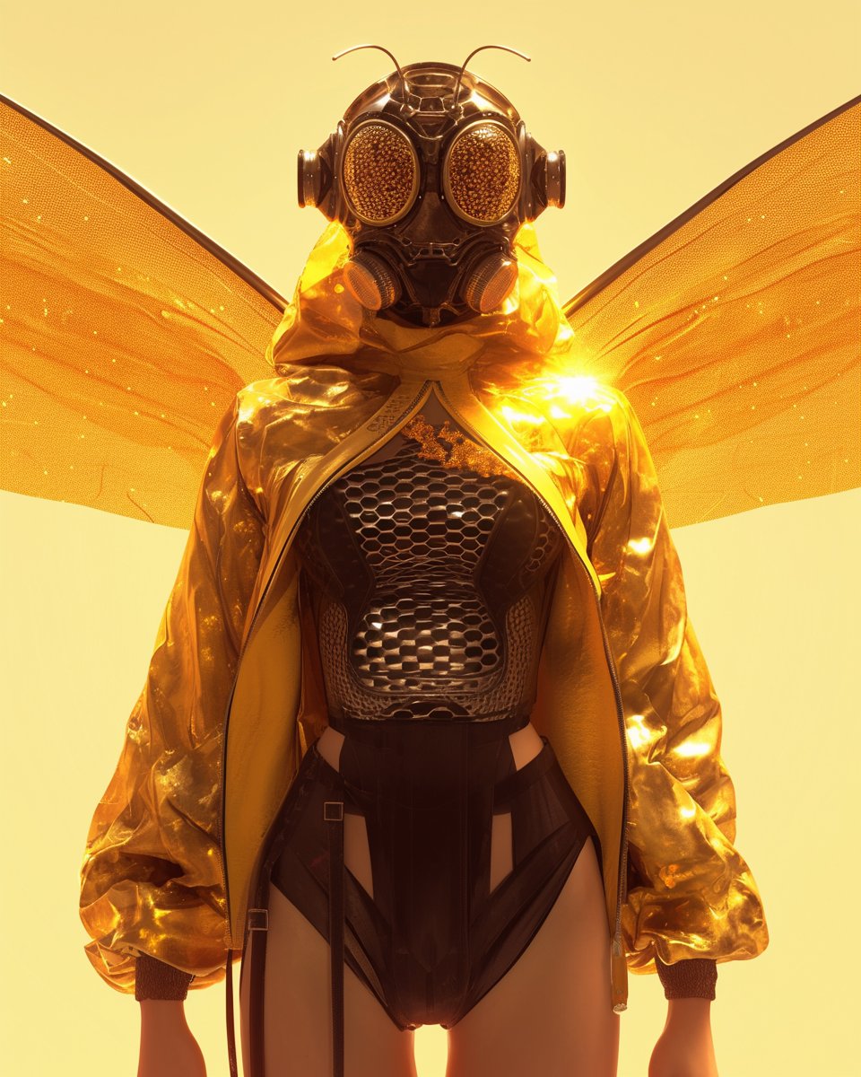 KiddieChronicle's tweet photo. Insectoids Ar the border of dream and reality 🦟
Covert Influence on Humanity: Theories suggest that insectoids secretly influence global events and world politics.
#GoodMorningEveryone #HappyWeekend #insectoidAIarmor #ScifaikuSaturday #NIJIベア #conspiracytheories #quotesdaily #aigirls