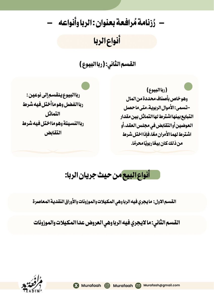 murafaah's tweet photo. نعود لكم بموضوع جديد مع برنامجنا #رُزنامة_مُرافعة بعنوان ( الربا ) ، نتمنى أن نقدّم لكم ما يفيدكم من خلال هذا الطرح. https://t.co/ajj5vwiemN