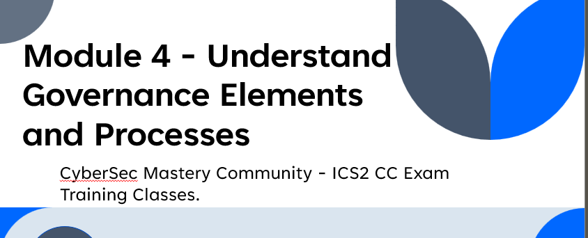 CybersecMastery's tweet photo. Join us today at 8:30pm as we delve into Module 4 of the @ISC2 Certified in Cyber Security learning curriculum. 
You will gain a proper understanding of CyberSecurity Governance after this session
You can join our community on whatsapp with the link below 
https://t.co/Wce3jjXL3L https://t.co/VHa8seyxWi