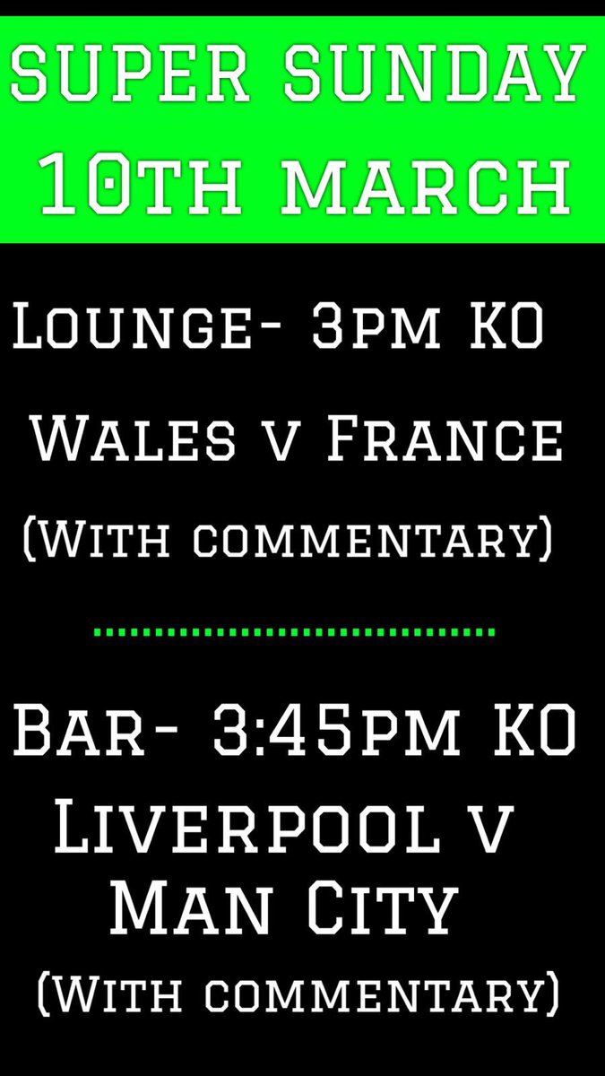 Can’t decide how to catch both epic games tomorrow? Don’t sweat it!

The Molly’s got your back!

We’ll be screening both matches!

Plus, get ready for some sizzling HOT pork and stuffing rolls for just £3 (cash).

Perfect for refueling after treating your lovely mamas💕