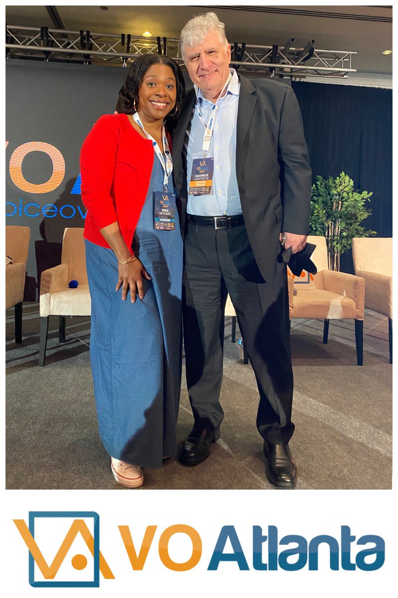 vedahoward's tweet photo. .@VOAtlanta Day 2β¦. with Animation royalty, @MAURICELAMARCHE! βΌοΈβ€οΈποΈβ€οΈβΌοΈ
#VoiceActor π
#INSPIRED β¨
#VOAtlanta ππ§‘
#SqueezeLife ππΎ https://t.co/mU38kNSRXg