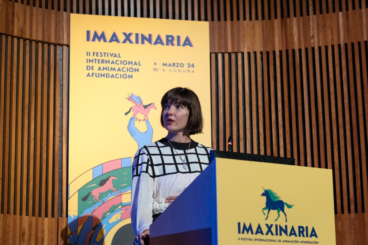 imaxinariafest's tweet photo. Non podemos medir a xenerosidade de Iria López (@WeAreWednesday), que nos permitiu percorrer a súa traxectoria a través dos seus proxectos.

🎟 https://t.co/Hgu95EfkEe https://t.co/NjJ6KnClaD