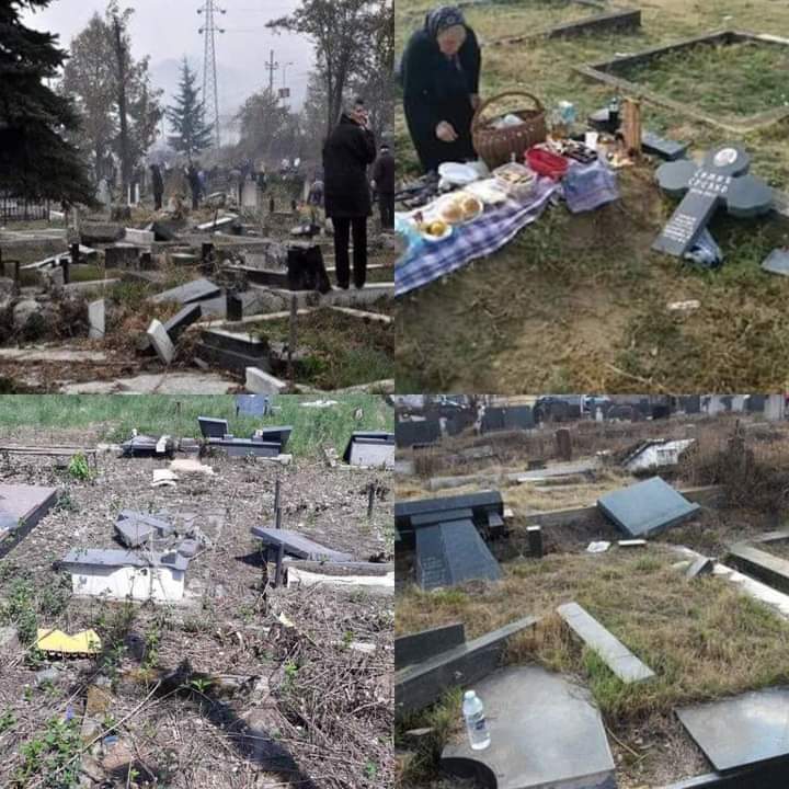 IvanKosancic's tweet photo. Destroyed Serbian cemeteries in Kosovo and Metohija. https://t.co/weUB0XBlmi