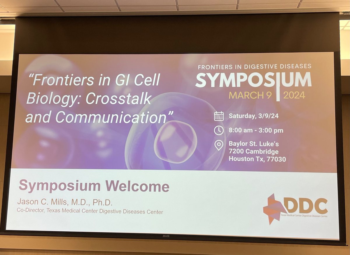 TMC Digestive Diseases Center (@tmcddc) on Twitter photo Good morning Texas! 🤠
<a href="/millsjc67/">🔬🎸🚴♂️💻 🄼🄸🄻🄻🅂 🄻🄰🄱</a> kicks us off with a warm welcome, sharing details about our great #DDC staff, services, and seminars. Good morning Texas! 🤠
<a href="/millsjc67/">🔬🎸🚴♂️💻 🄼🄸🄻🄻🅂 🄻🄰🄱</a> kicks us off with a warm welcome, sharing details about our great #DDC staff, services, and seminars.