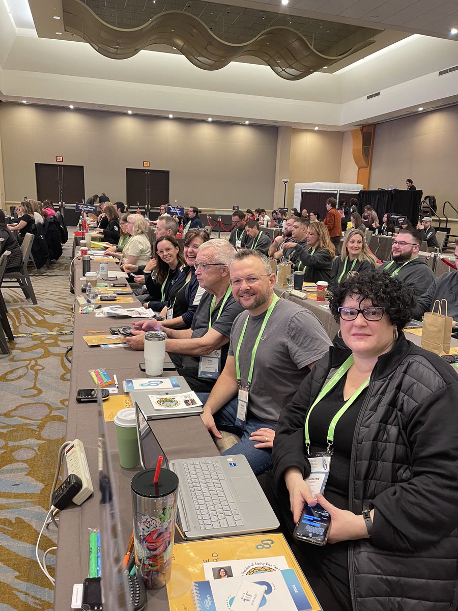 Niagara Secondary Unit ready to get down to business at #OECTAAGM24 80 years strong #CatholicTeachers