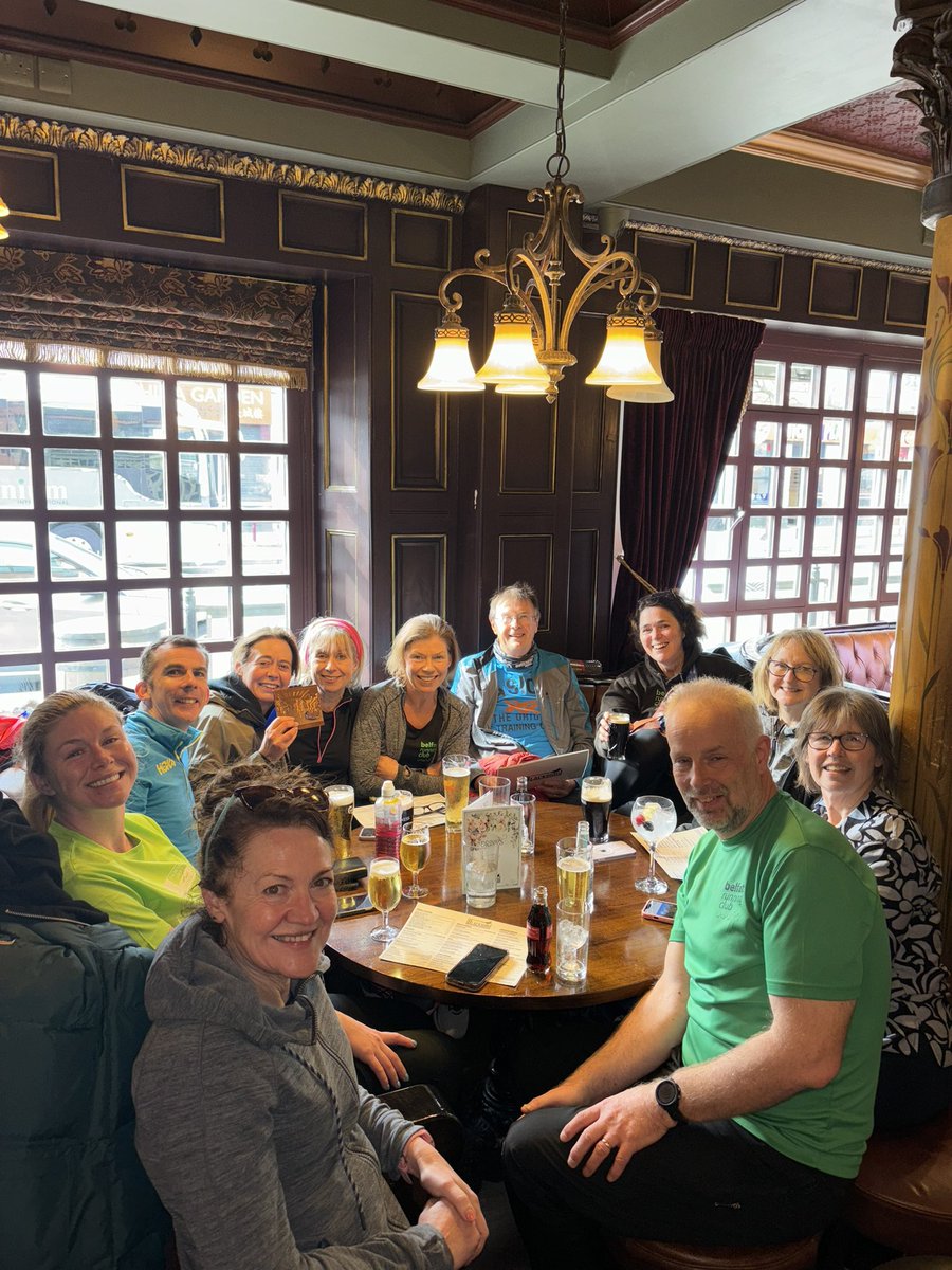 BelfastRunClub's tweet photo. Well done to our BRC runners (and support) and the Derry 10 miler today. I thin the refreshments after are well earned https://t.co/SDuiAsGqsw