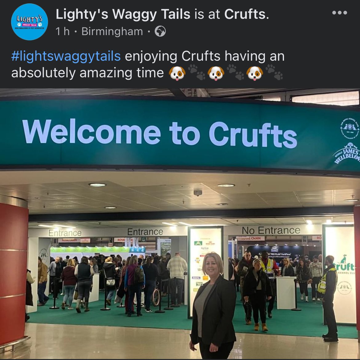 #crufts #lightyswaggytails #petcare