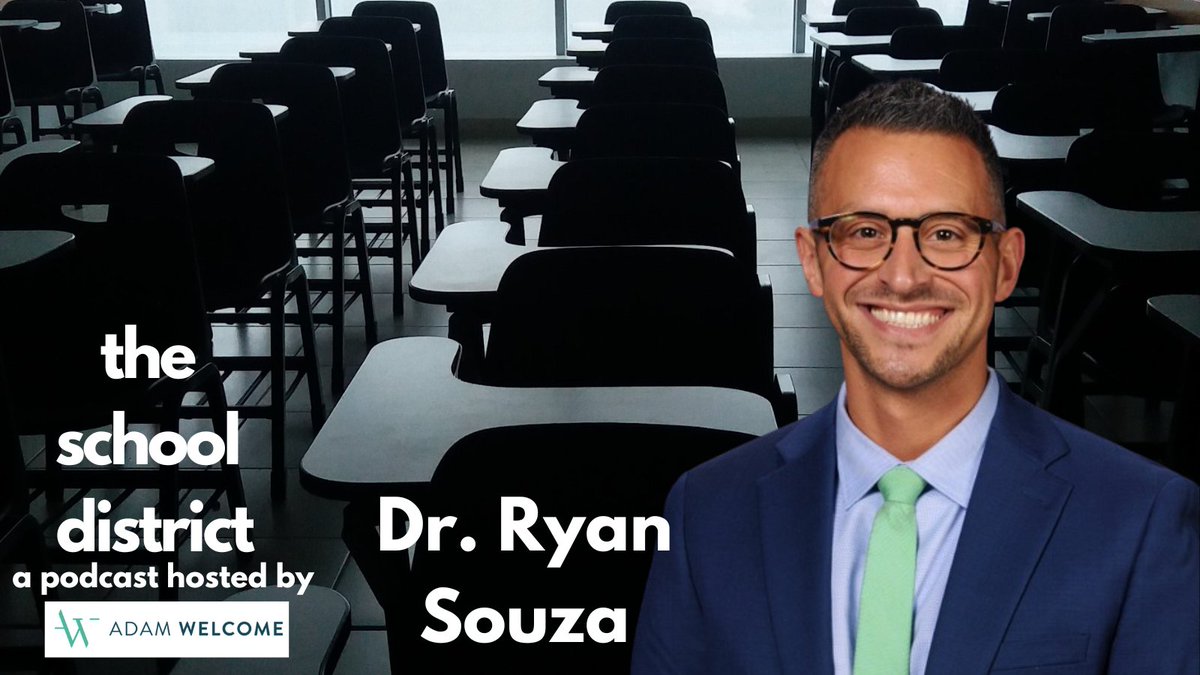 Episode 275 of 'the school district' podcast is with Elementary Principal, @RyanSouza_9009 and it's a MUST listen conversation. Ryan is the real deal school leader, you're going to enjoy this one! Apple - tinyurl.com/theschooldistr… Spotify - tinyurl.com/theschooldistr…