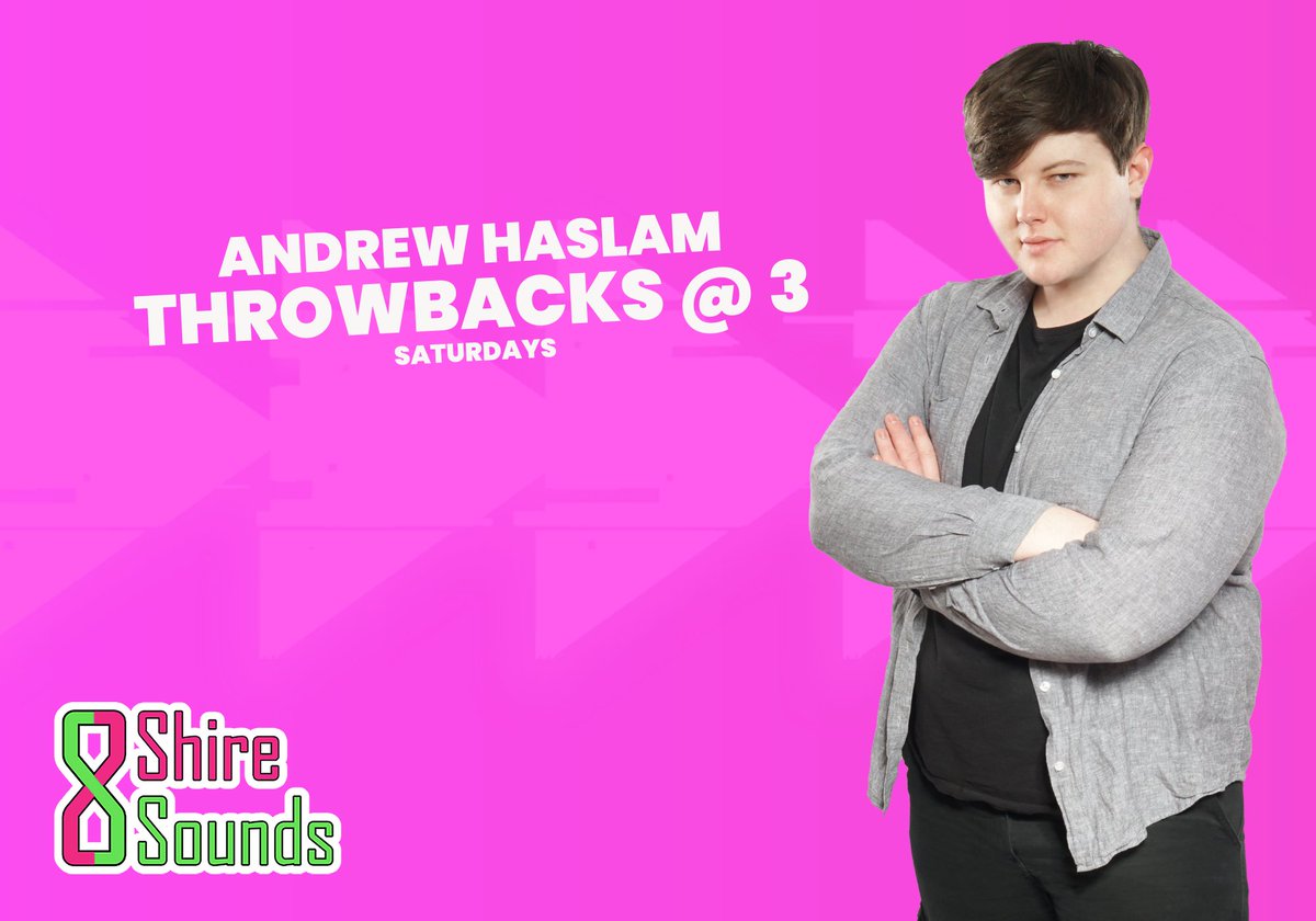Throwbacks@3️⃣🕒 - Andrew has an hour of Throwbacks from 3pm, plus all the latest in Film & TV after 4. shiresoundsradio.co.uk