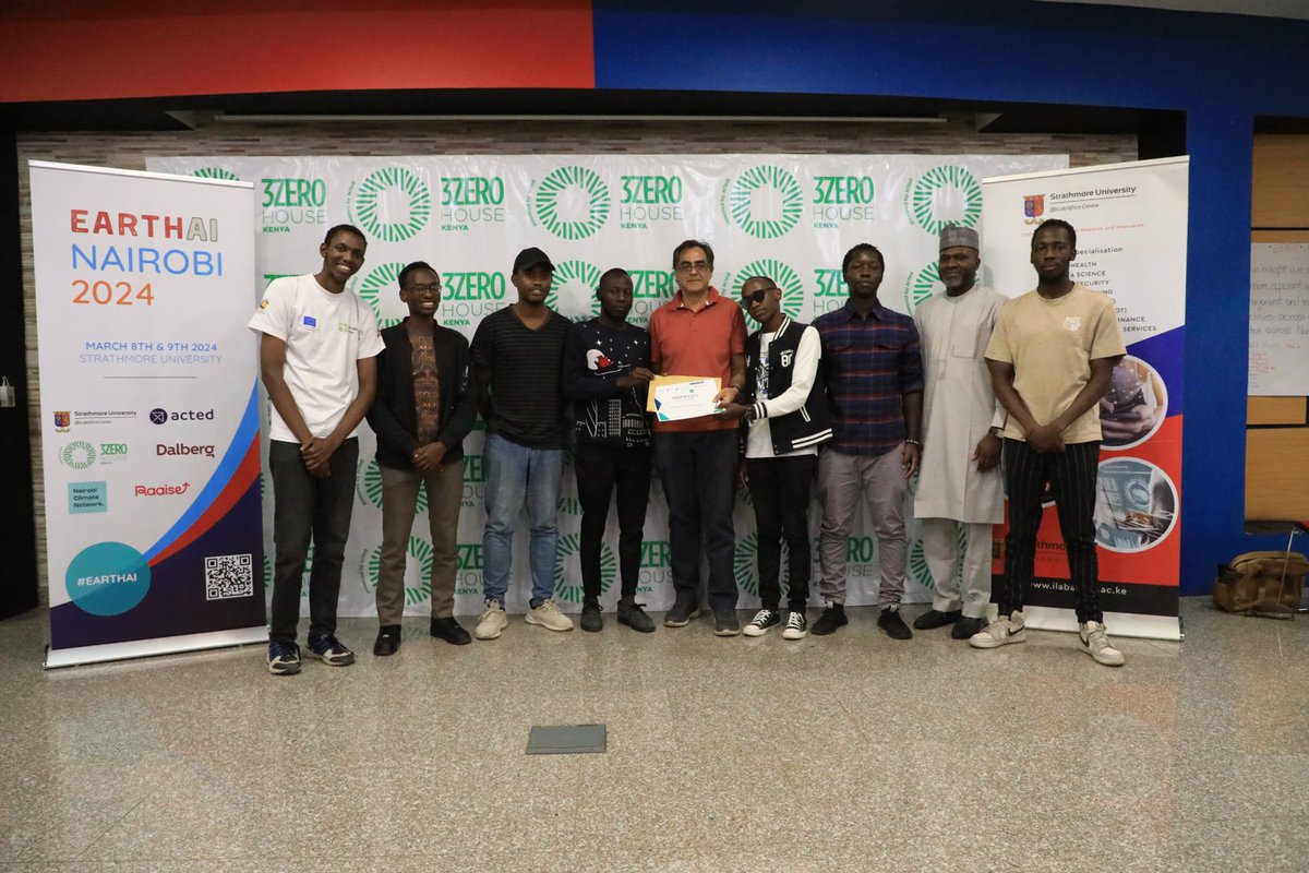 iLabAfrica's tweet photo. Our second runner-up recognized for the best pitch is team Ngao๐
#ClimateHackathonKE #HackathonKE #AIHachkathonKE #NairobiClimateAIHackathon #ClimateAction #TechInnovation https://t.co/tXyRaaEUKd