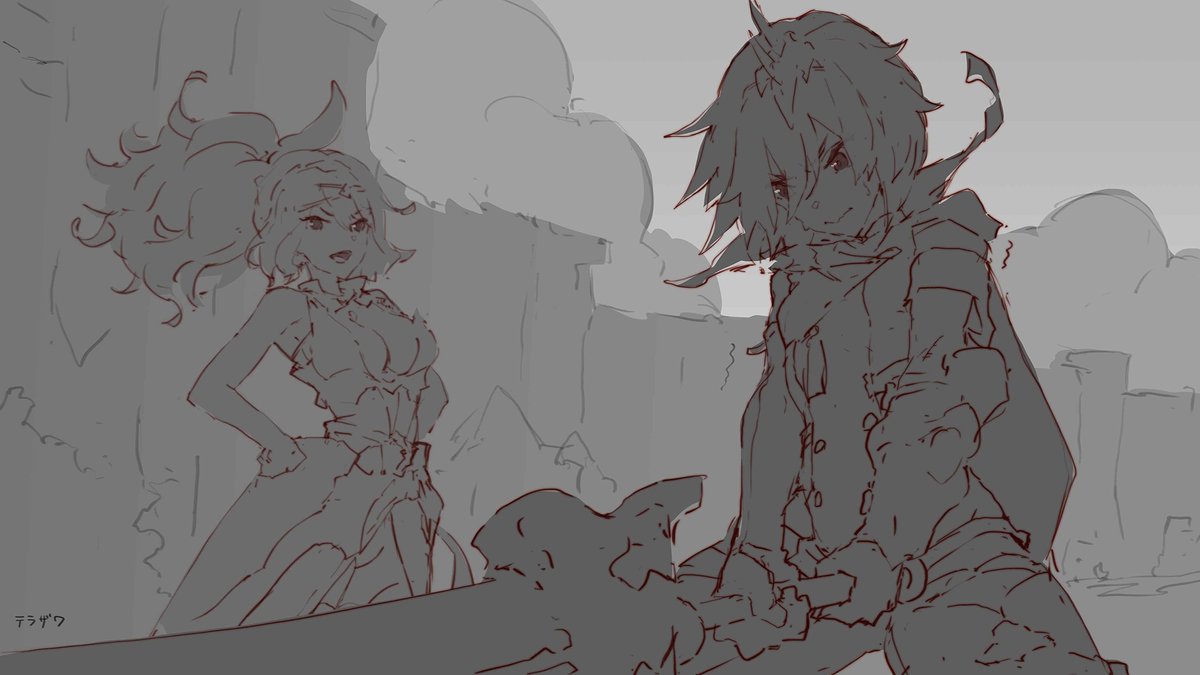遅刻ちこく～　よくばりすぎた
けど楽しかったー　ありがとうございましたー
#シンクロニクル版ワンドロワンライ
#シンクログ