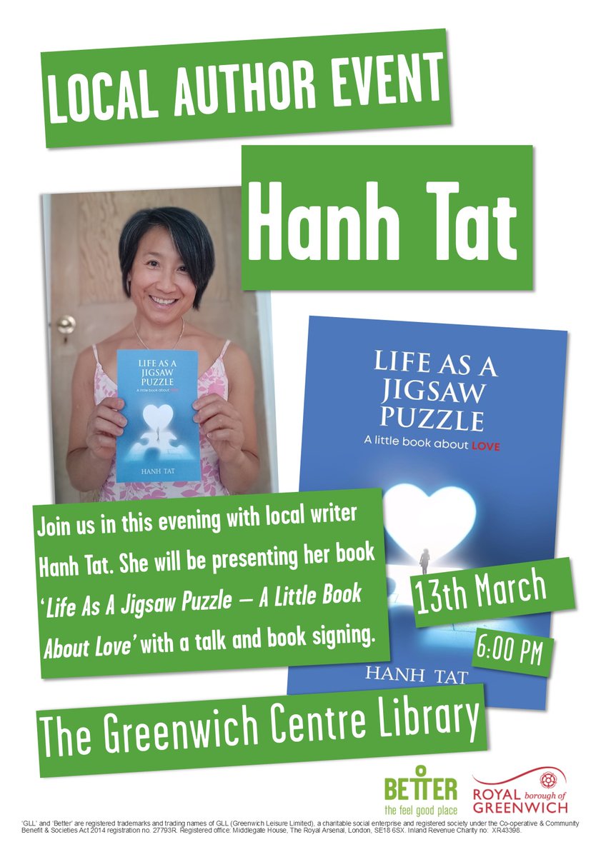Come along to our author event with Hanh Tat on Wed 13th March, 6pm. After facing adversity, Hanh ventured on a quest to heal, which turned into an expedition of knowledge-seeking & self-discovery. She aims to inspire others to realise how much agency we all have over our lives.