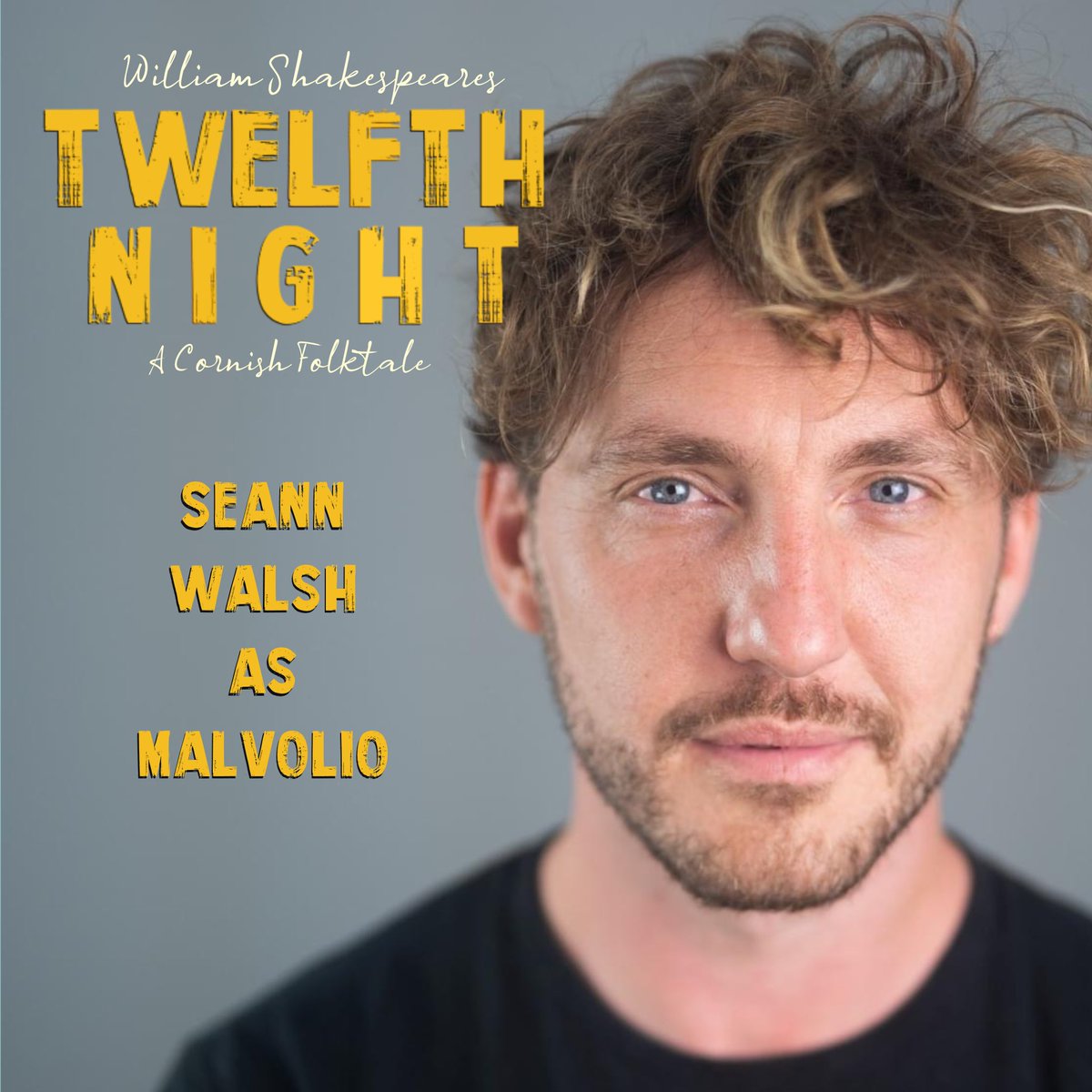 Delighted to reveal that @seannwalsh will be taking on the role of Malvolio in this summer’s production of Twelfth Night in Stafford. Tickets and more in my bio.