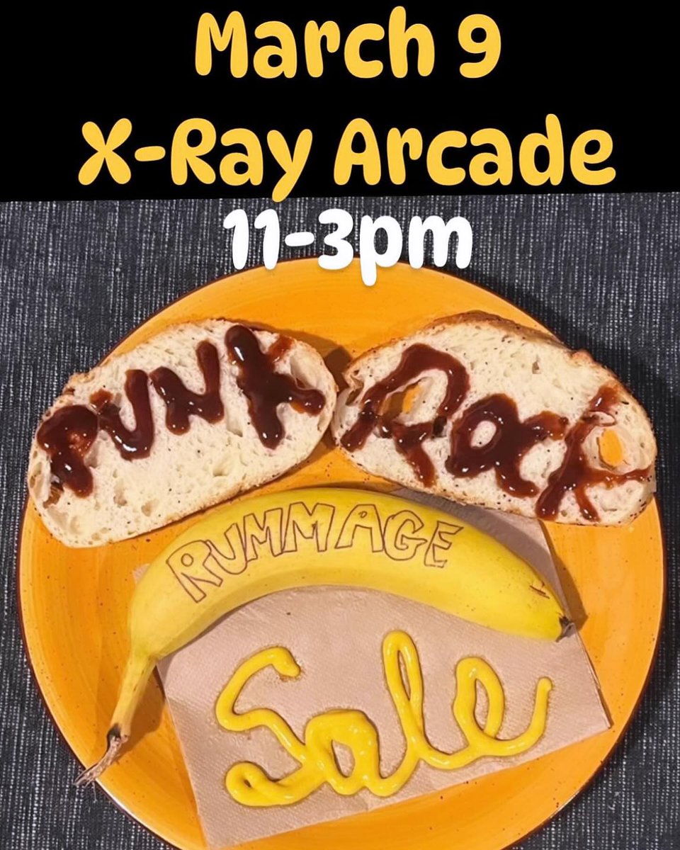Dirtnap Records will be slinging merch at the The Punk Rock Rummage Sale (Milwaukee) at X-Ray Arcade today! In MKE and missed out on the Sleeveens yellow vinyl? We'll have the last 3 copies available at the event!
<a href="/xrayarcade/">The Very Famous X-Ray Arcade</a>