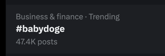 Babydoge's on fire 🔥