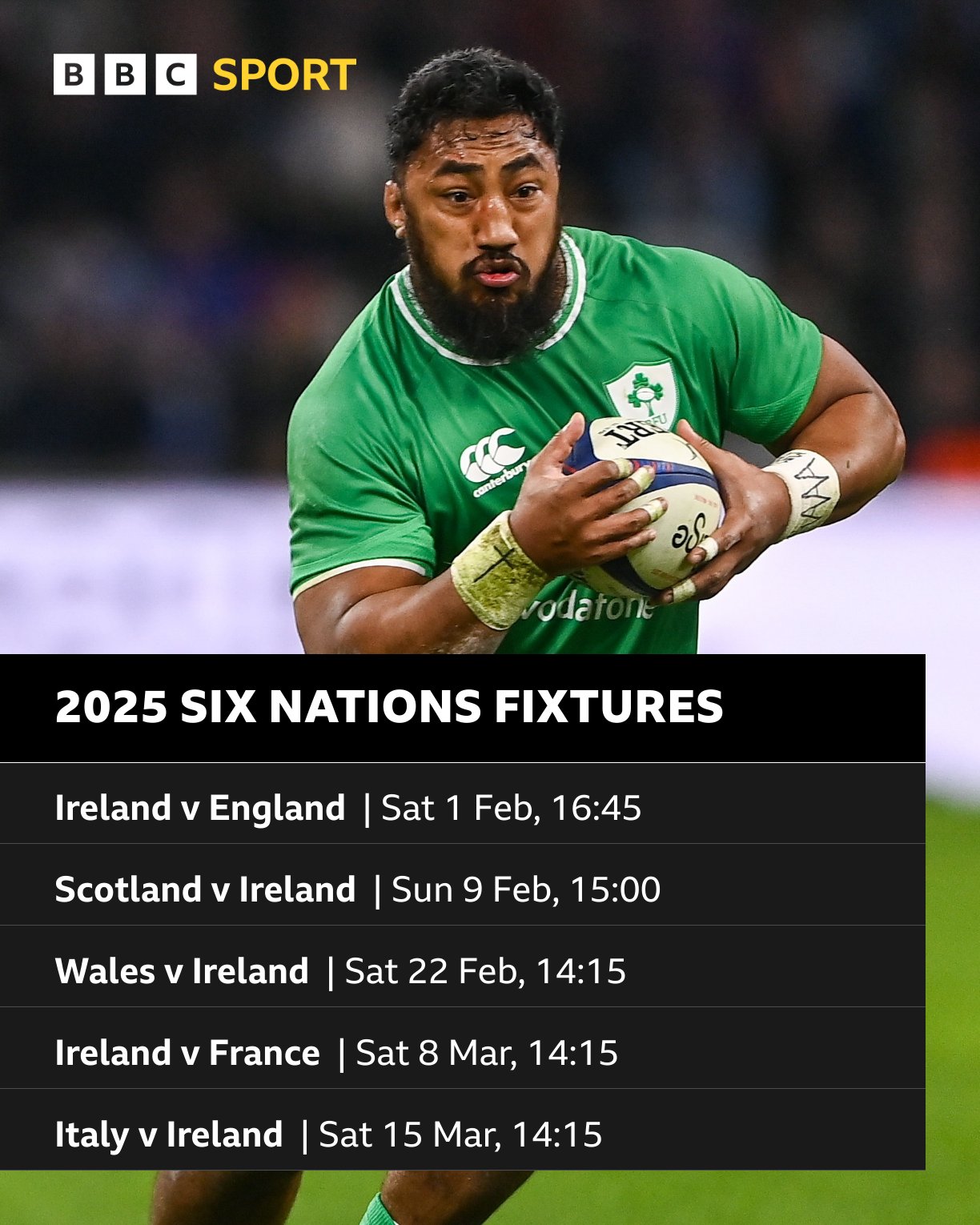 Bbc discount rugby fixtures