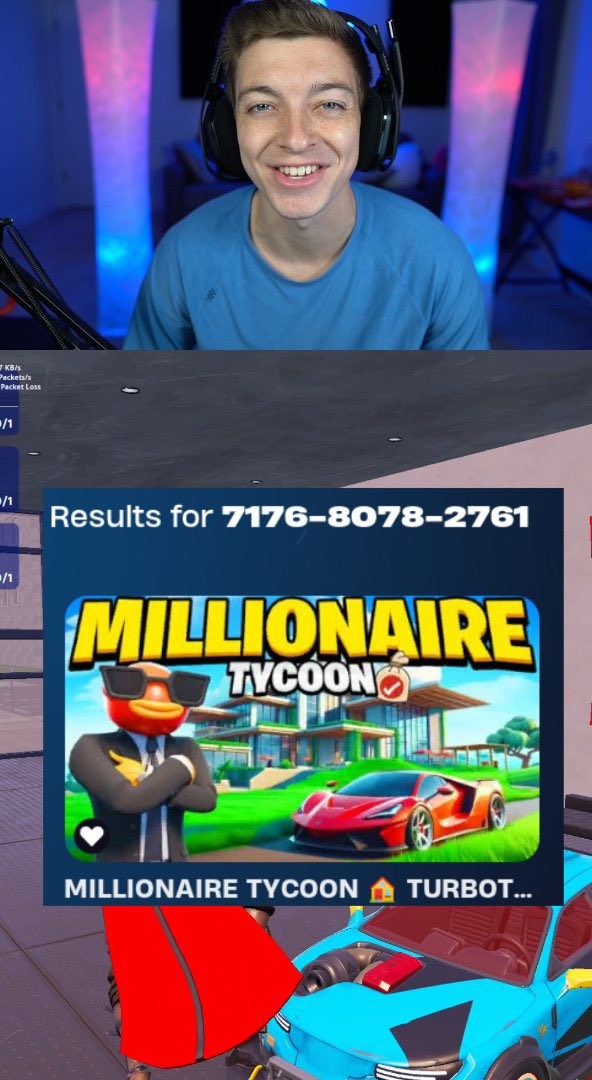Hop in with me and #MakeYourMovesCount in TurboTax’s new Millionaire Tycoon Fortnite Map! @TurboTax 🔥🔥🔥

Millionaire Tycoon Map Code: 7176-8078-2761 🤩

This is not sponsored, endorsed, or administered by Epic Games, Inc #Sponsored #MakeYourMovesCount #MillionaireTycoon