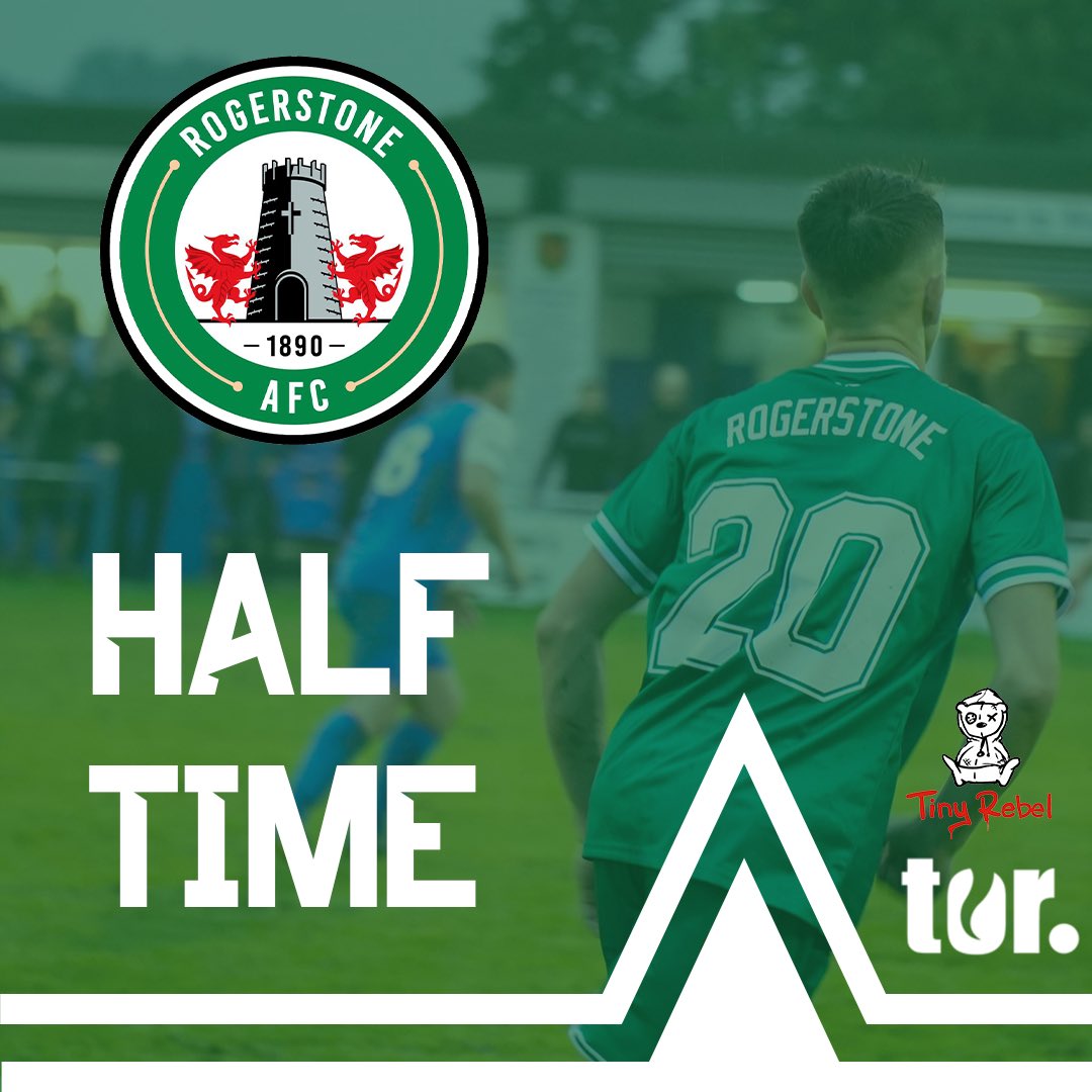 HALF TIME A great first 45 mins for The Aces! #RogerstoneAFC 3 ⚽ Connor Marsh ⚽ James Goodfellow ⚽ Nathan Murphy @NewportSaintsFC 0 #BleedGreen