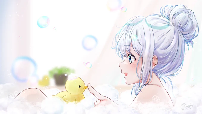 文字なし*。 #海月ナギ生誕祭 #凪波あーと 