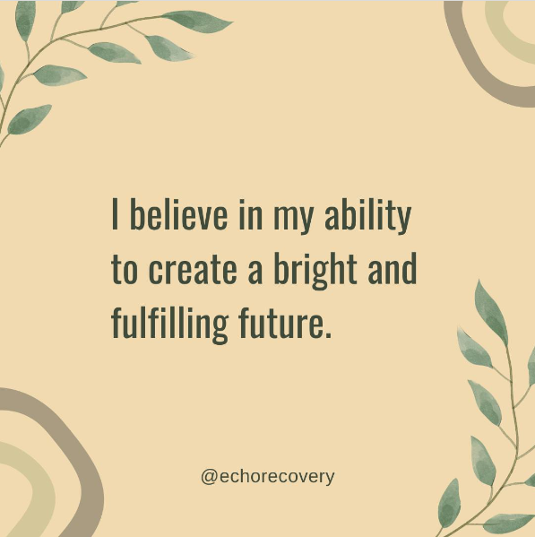 ECHORecovery's tweet photo. I believe in creating a bright future. Trust yourself, act, and shape a joyful, successful life. 🚀 #AffirmationOfTheDay #BelieveInYourself #CreateYourFuture https://t.co/5Z2evpHiu8